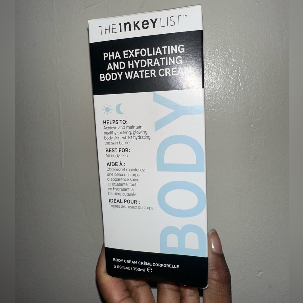The Inkey List- PHA Exfoliating and Hydraying Body Water Cream- 150ml
